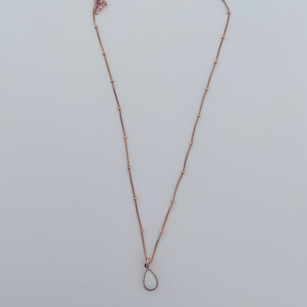 White Stone Necklace